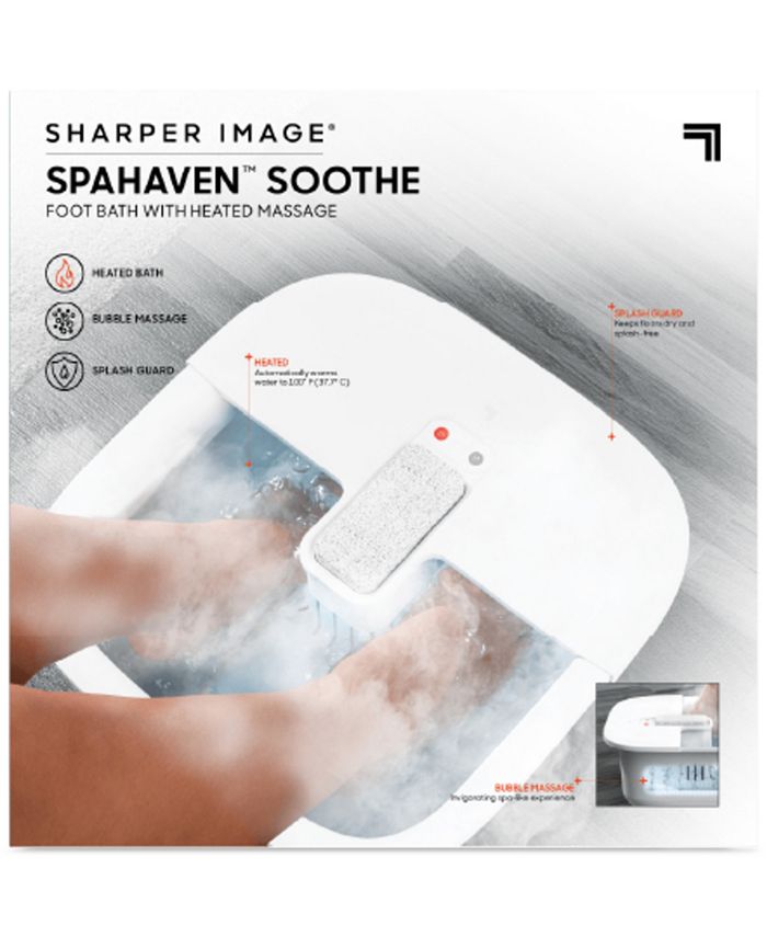 Sharper Image Spahaven Soothe Heated Foot Bath Macy