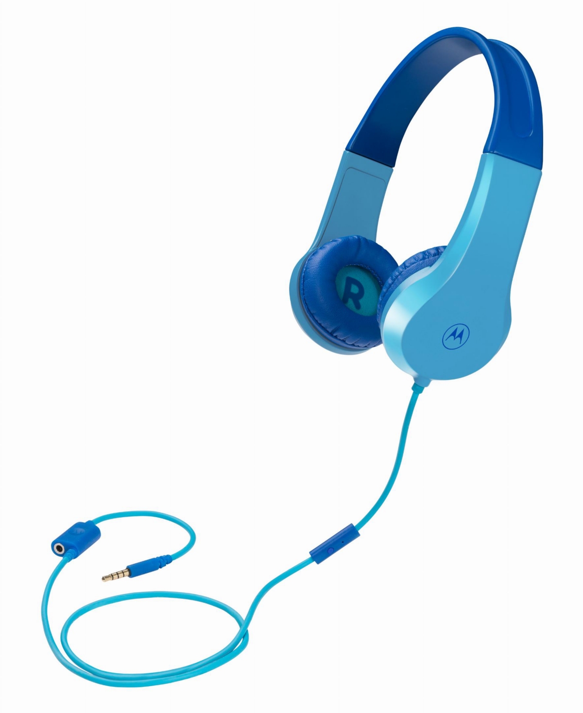 Motorola Moto Jr 200 Kids Over Ear Headphones In Blue