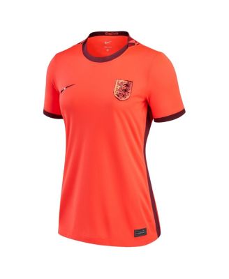 Women's Red England Women's National Team 2022/23 Away Replica Blank Jersey