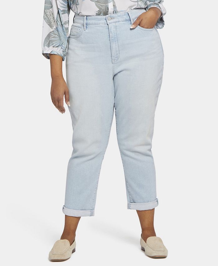NYDJ Plus Size Margot Girlfriend Jeans Macy's
