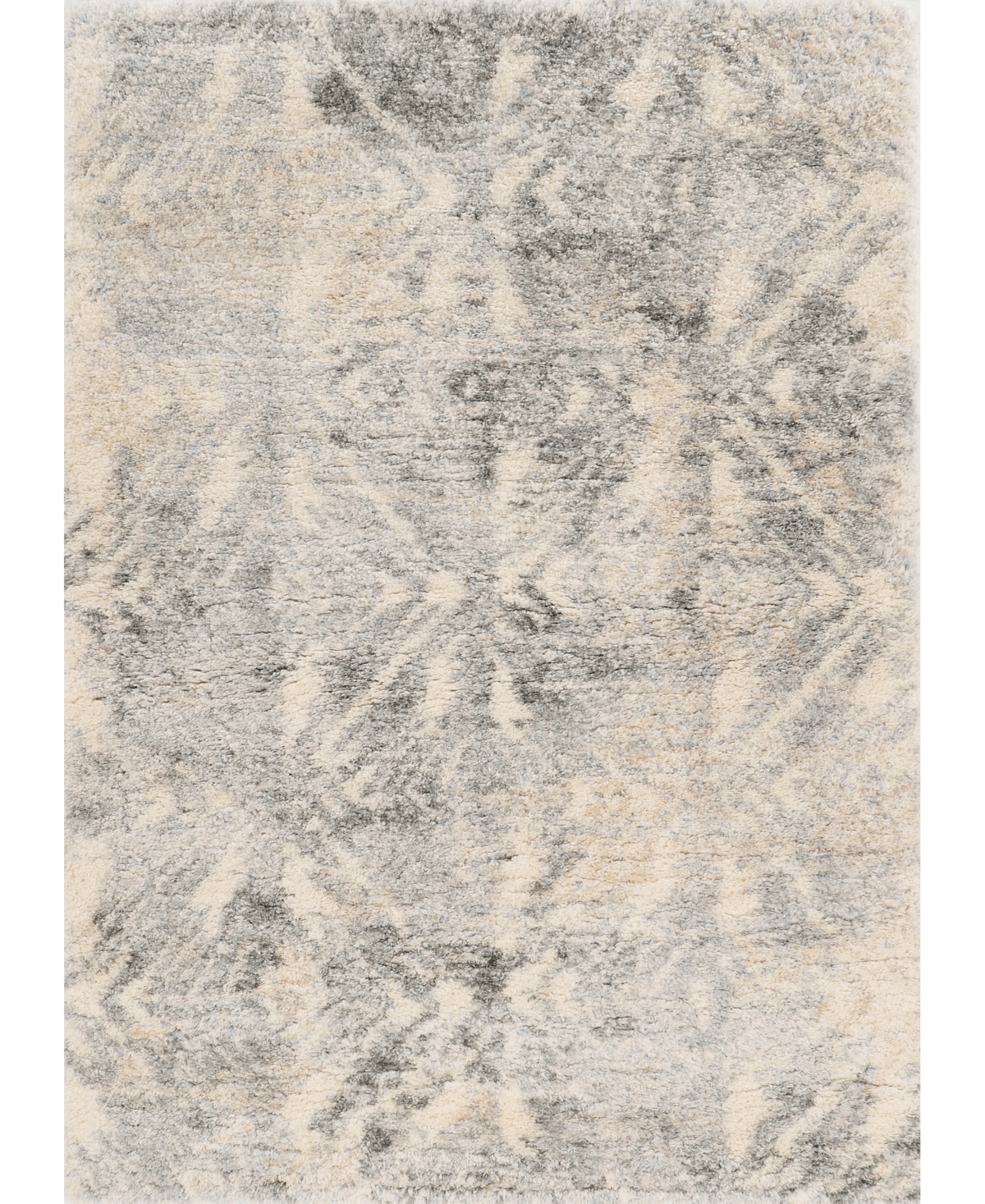 Kas Merino 6703 5'3in x 7'7in Area Rug - Ivory, Gray