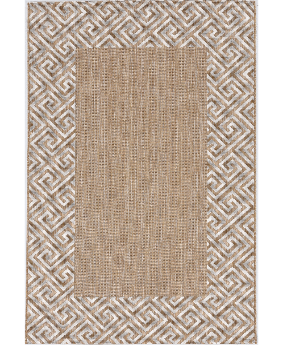 Kas Provo 5766 7'10in x 10'10in Outdoor Area Rug - Brown