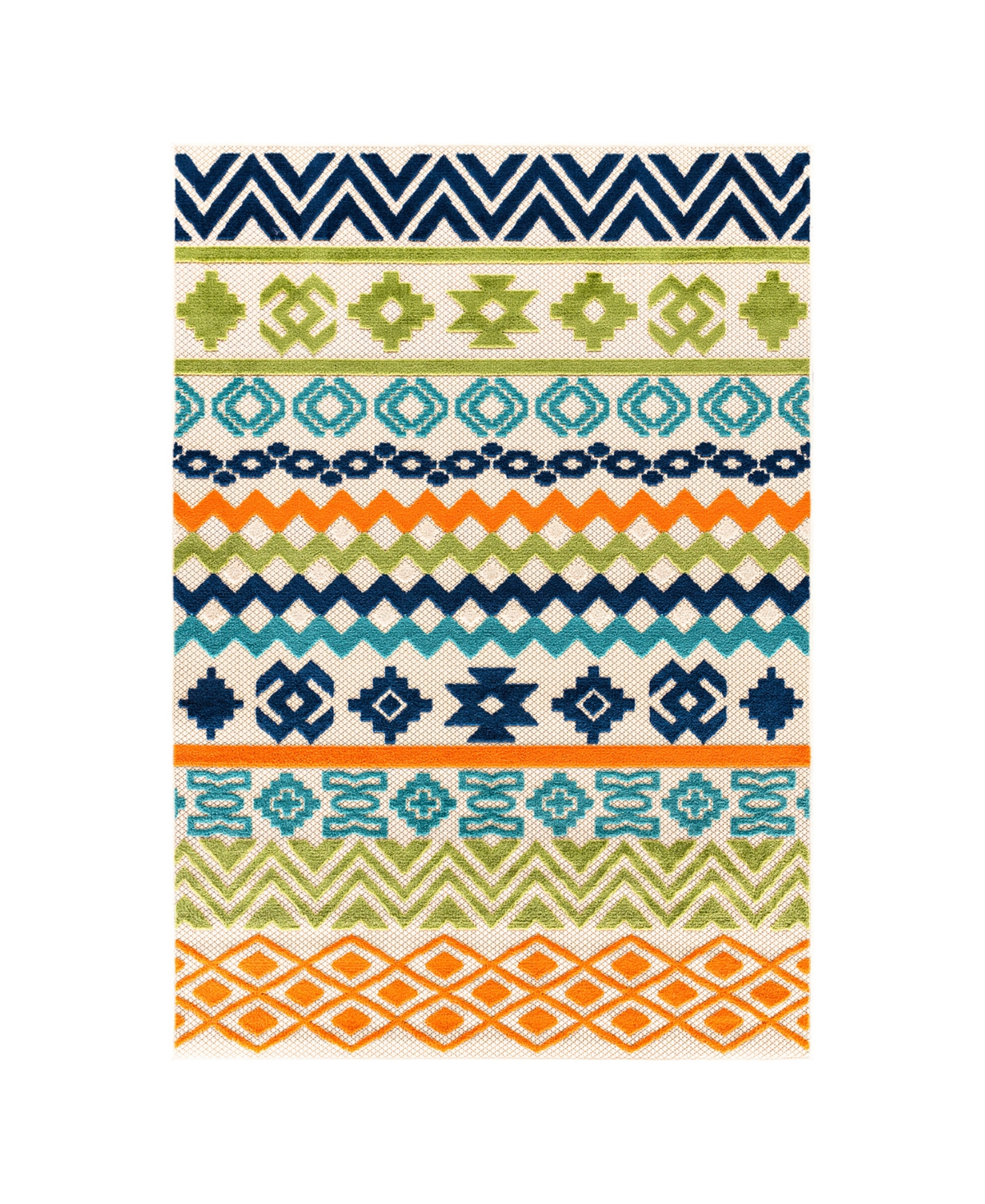 Main Street Rugs Dodds 5554 7'10in x 10' Outdoor Area Rug - Multi