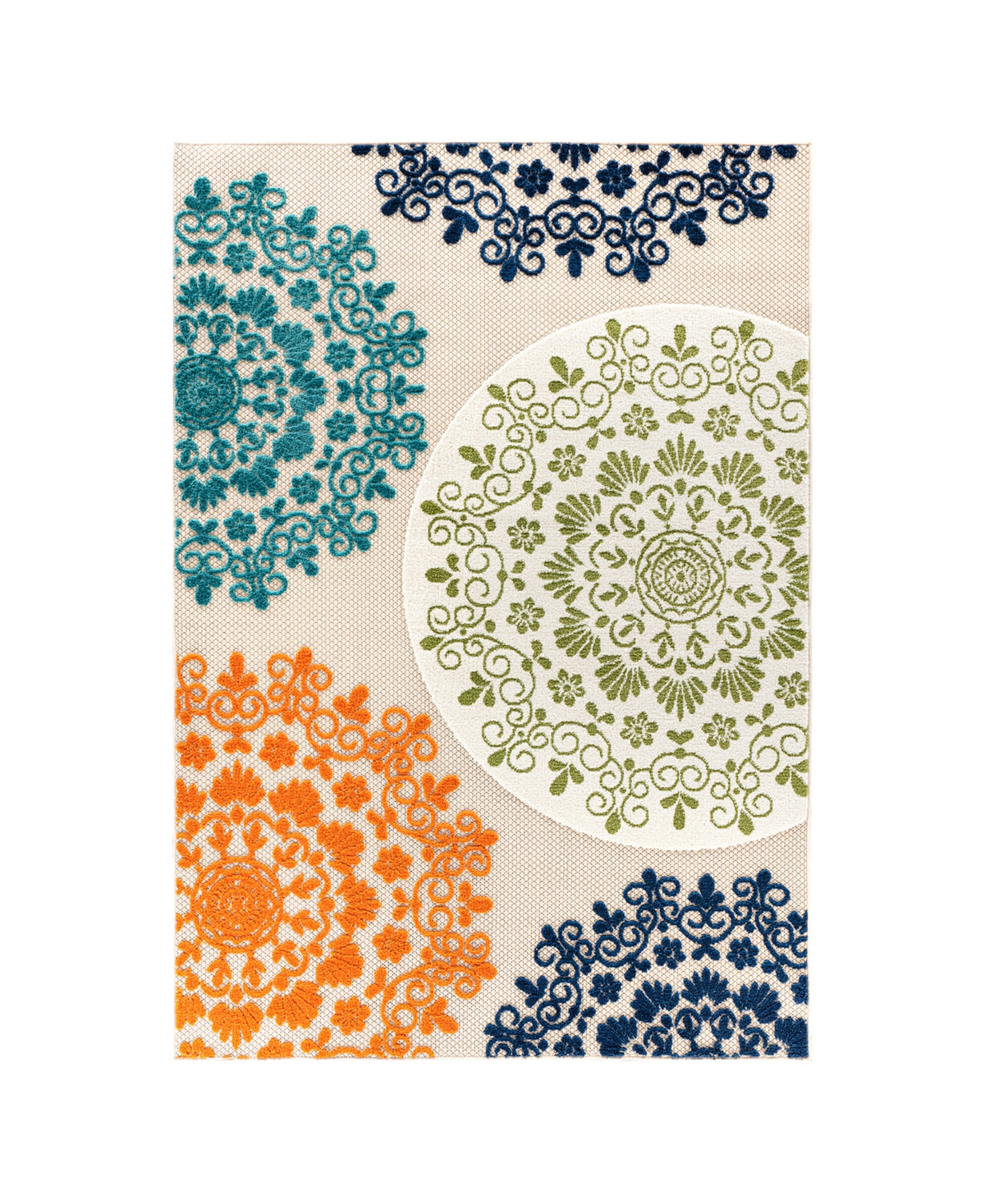 Main Street Rugs Dodds 5561 7'10in x 10' Outdoor Area Rug - Multi