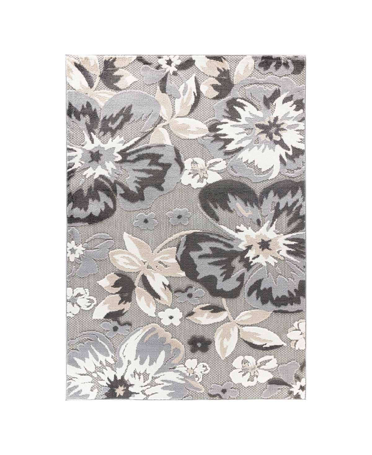 Main Street Rugs Dodds 5566 7'10in x 10' Outdoor Area Rug - Gray