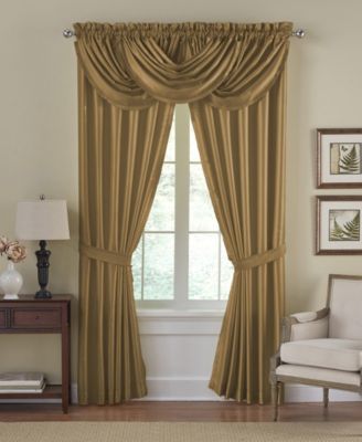Versailles Faux Silk Blackout Window Curtain