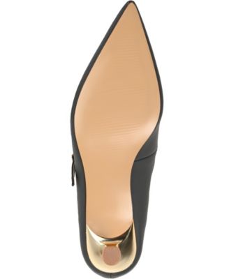 Women's Manza Pointed Toe Mary Jane Kitten Heel Pumps