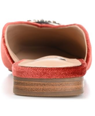 Women's Sonnia Velvet Embellished Mules