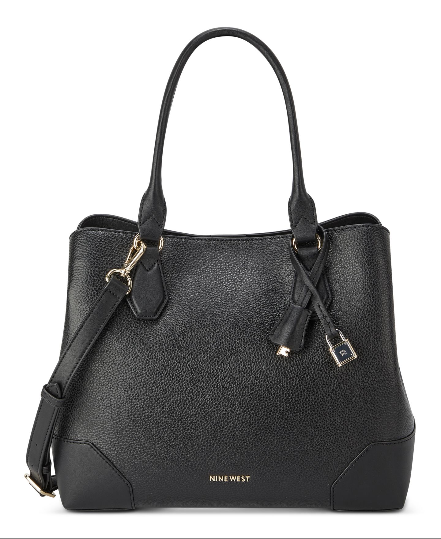 Женская сумка Nine West Brooklyn Jet Set Carryall, цвет: Чёрный — фото 1