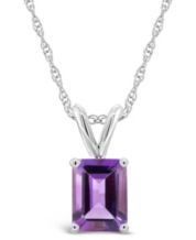 Macys amethyst shop necklace