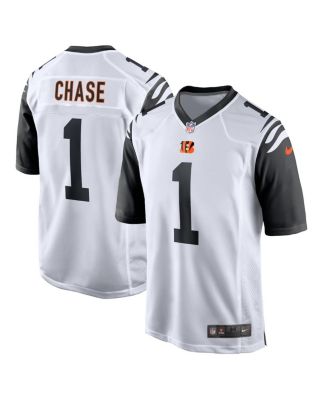 Men's Nike Ja'Marr Chase White Cincinnati Bengals Alternate Game Player  Jersey