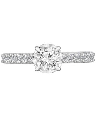 TruMiracle&reg; Diamond Solitaire Plus Engagement Ring (1 ct. t.w.) in 14k White Gold