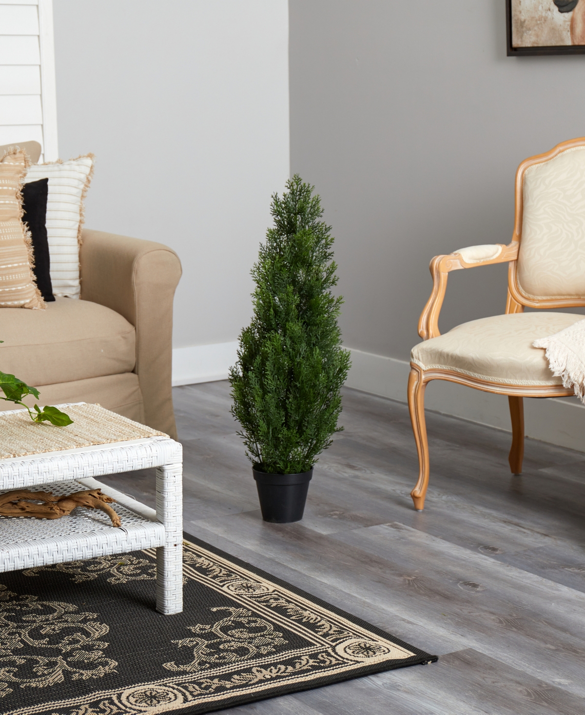 NEARLY NATURAL 3' MINI CEDAR PINE TREE 