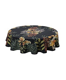 Sophisticated Autumn 70" Round Tablecloth