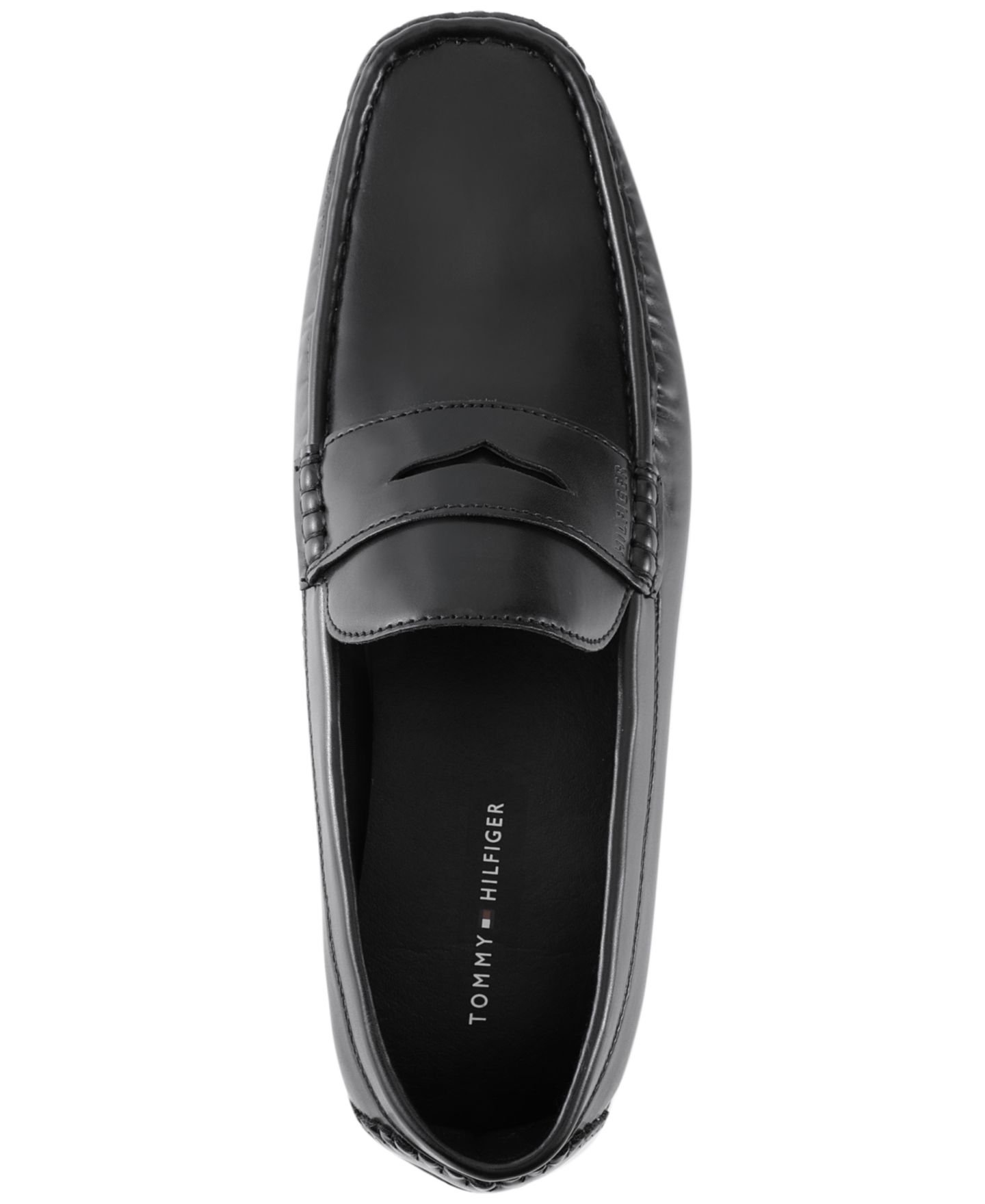 Мужские мокасины Tommy Hilfiger Amile Slip On Driver, цвет: Чёрный — фото 3