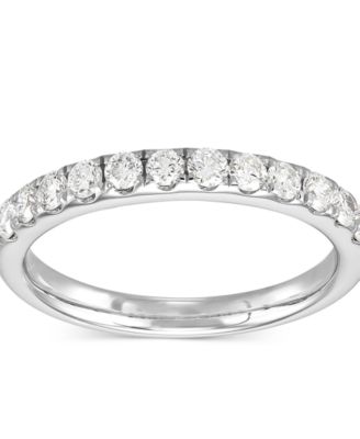 Macy's - Diamond Wedding Band (1/2 ct. t.w.) in 14K White Gold