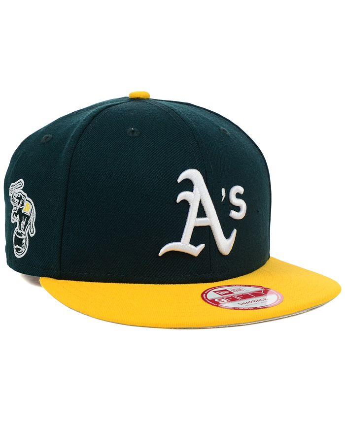 New Era Oakland Athletics MLB 2 Tone Link 9FIFTY Snapback Cap - Macy's