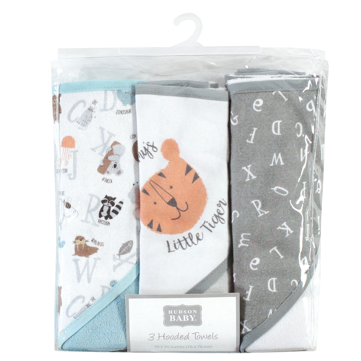 Hudson Baby Unisex Cozy Hooded Cotton-Blend Bath Wraps