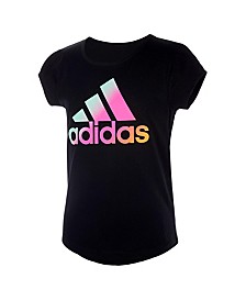Big Girls Short Sleeve Scoop Neck T-shirt, Extended Sizes