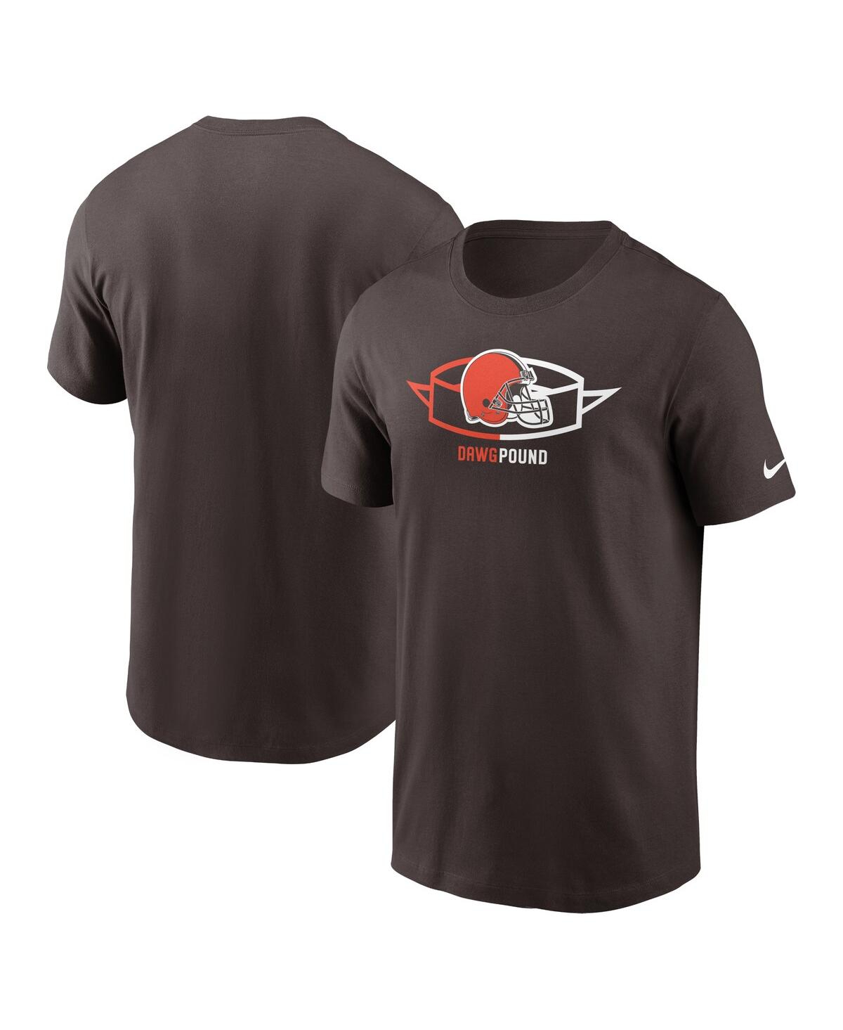 NIKE MEN'S NIKE BROWN CLEVELAND BROWNS ESSENTIAL LOCAL PHRASE T-SHIRT