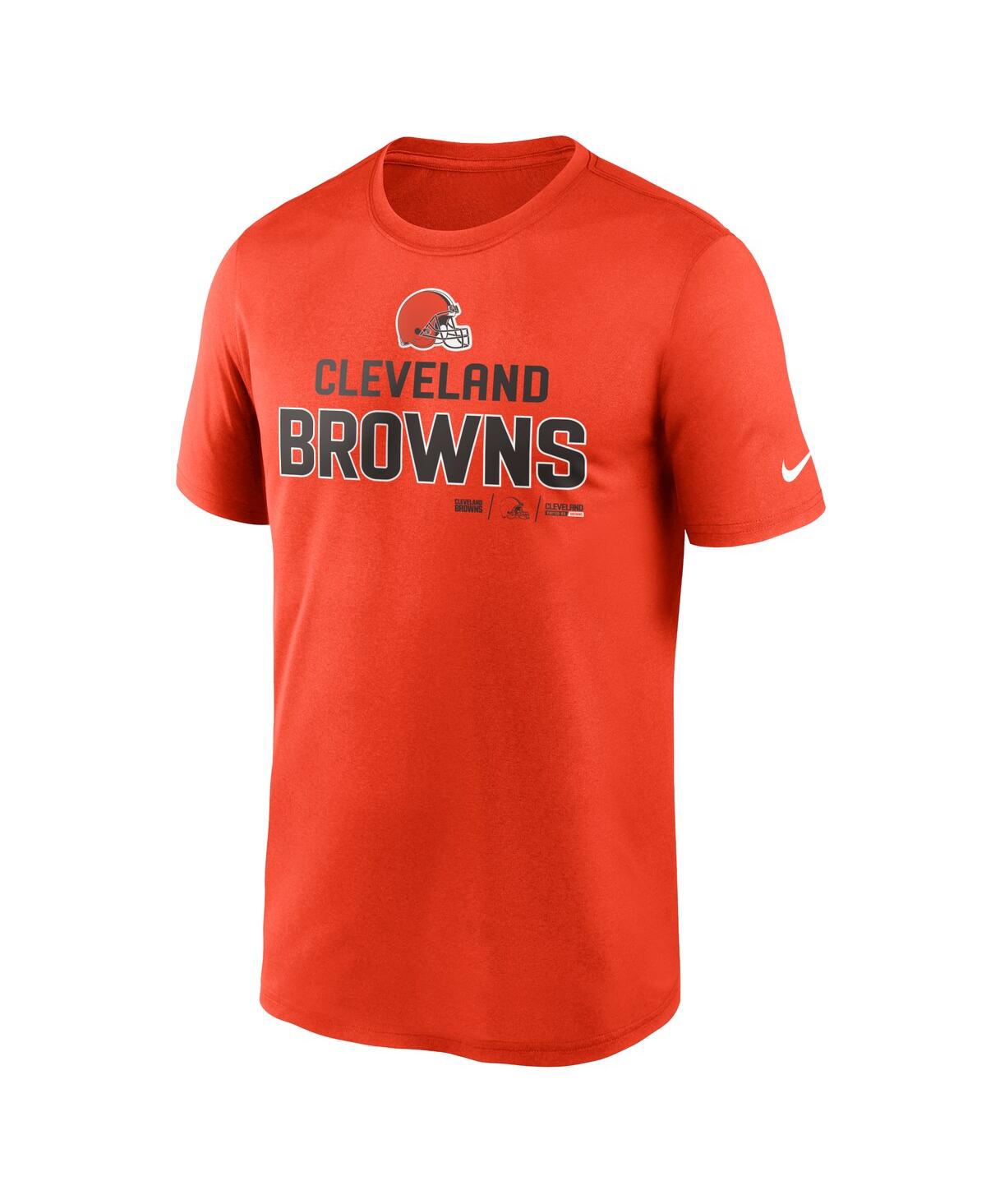 Shop Nike Men's  Orange Cleveland Browns Legend Community Performance T-shirt