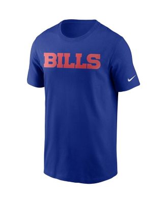 Men's Royal Buffalo Bills Team Wordmark T-shirt