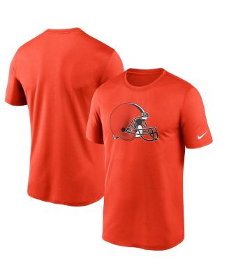 Men's Orange Cleveland Browns Logo Essential Legend Performance T-shirt