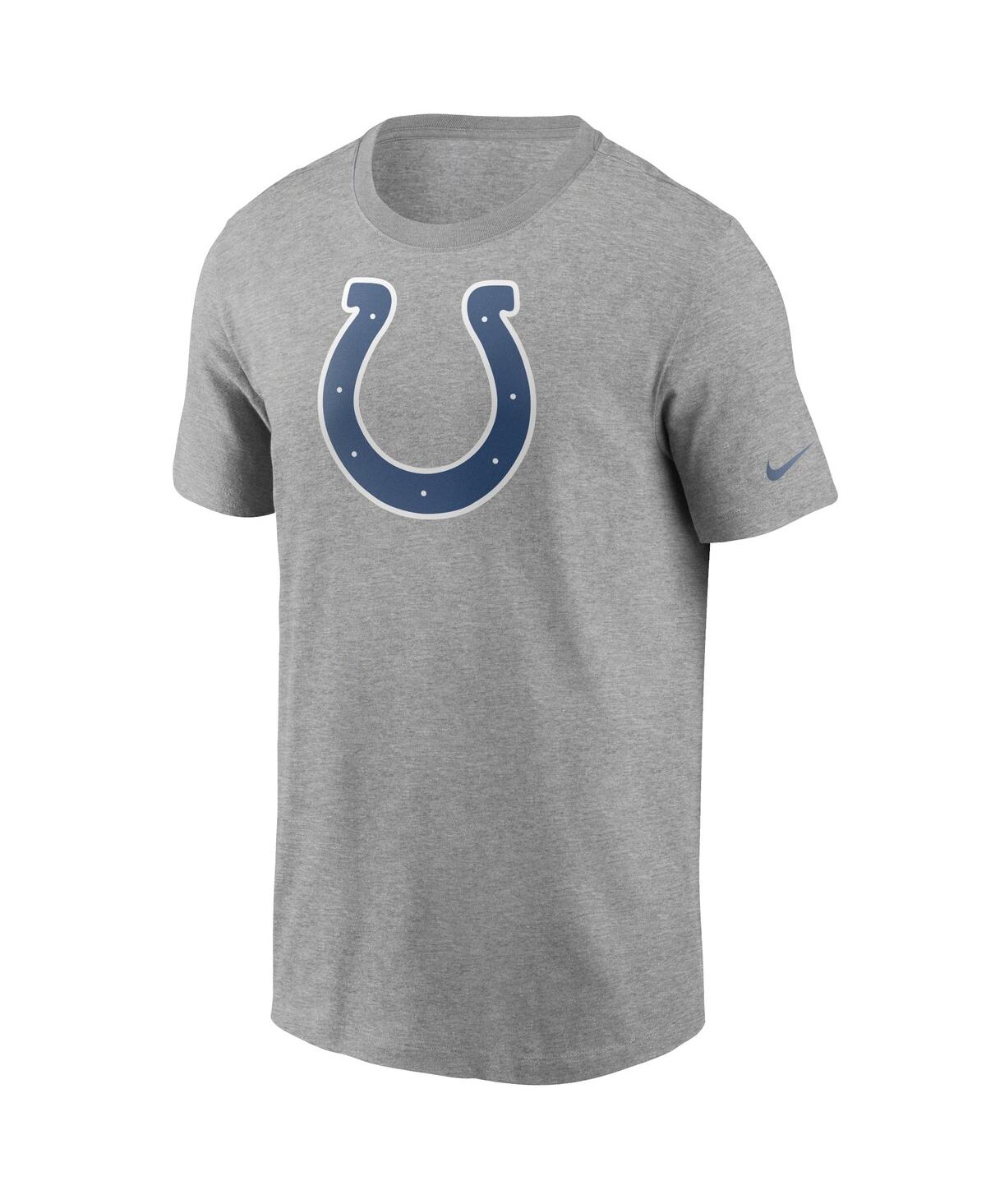 Nike Heathered Gray Indianapolis Colts Primary Logo T-shirt In Heathered Gray