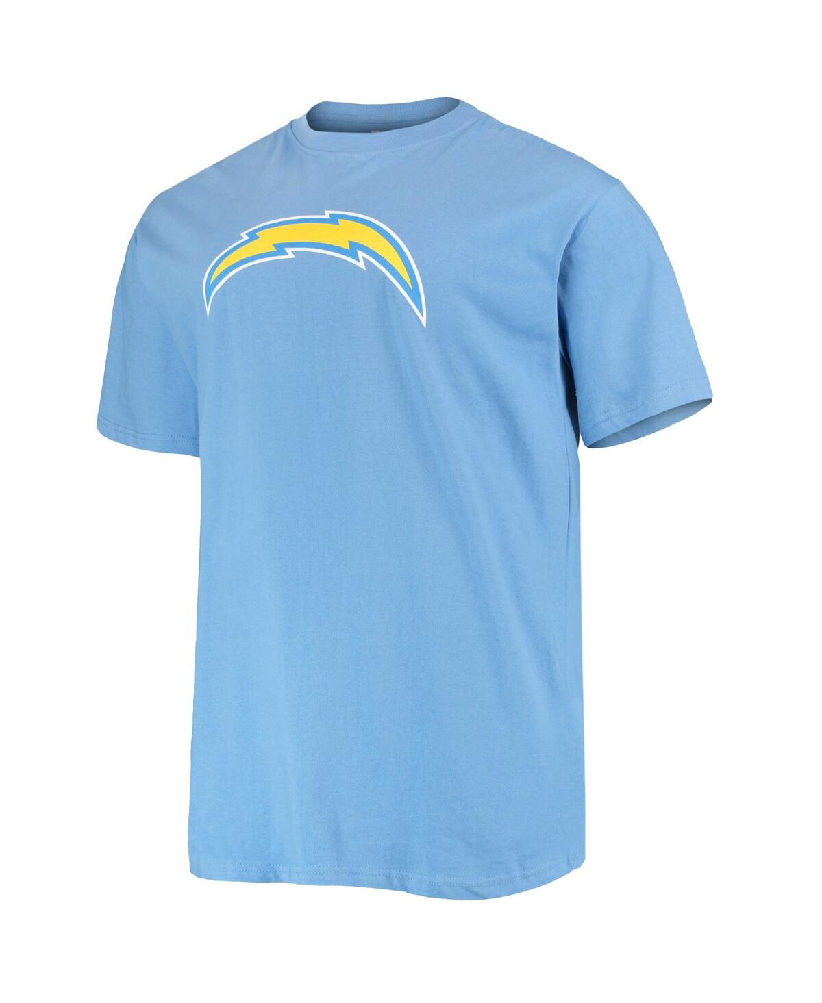 Men's Fanatics Justin HerbertLos Angeles Chargers Big and Tall Player Name and Number T-shirt - Powder Blue