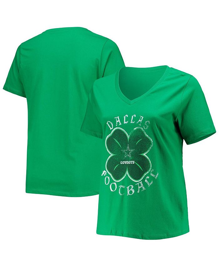 Fanatics Women's Branded Green Dallas Cowboys Plus Size Celtic T-shirt -  Macy's