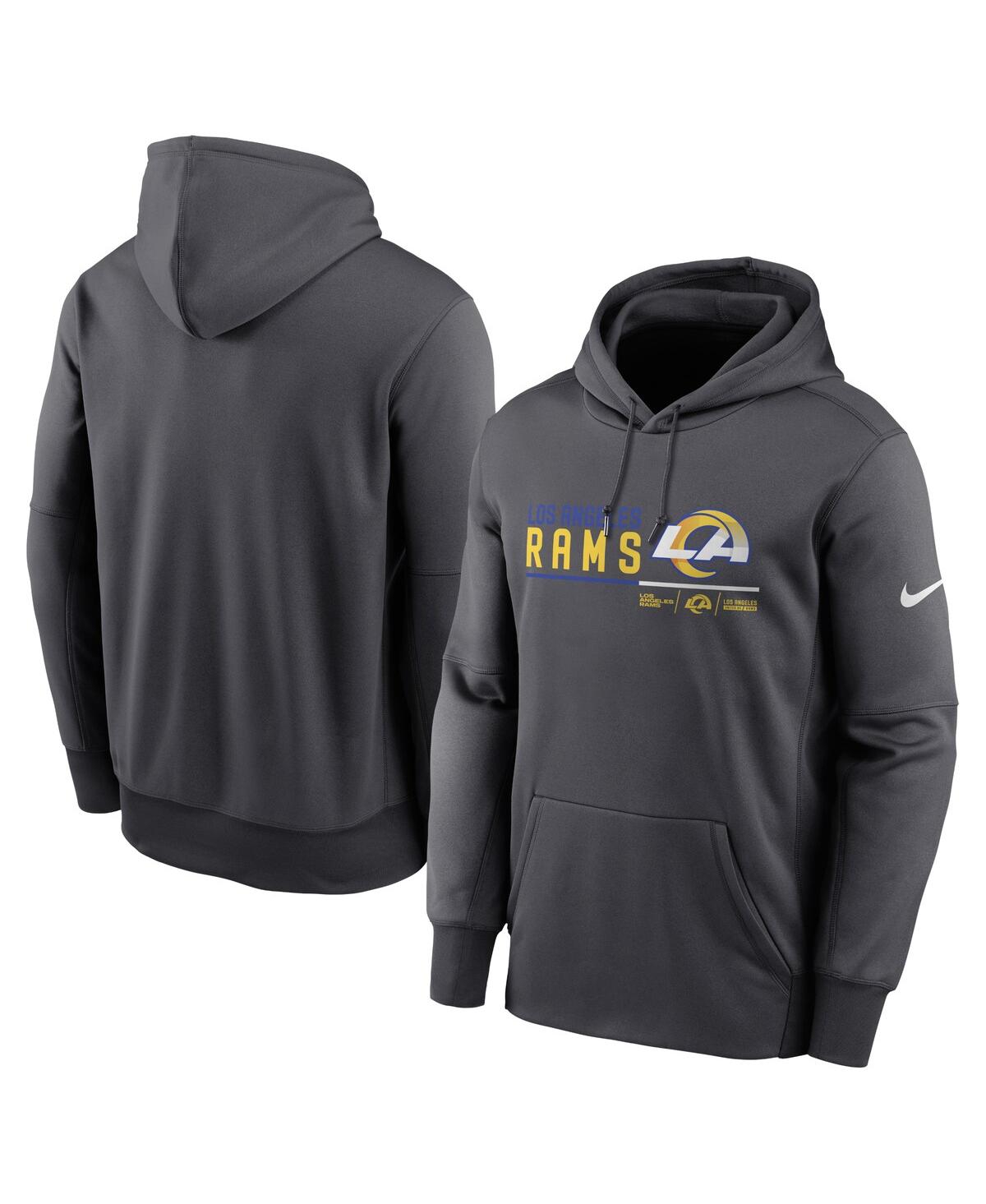 Nike Men's Buffalo Bills Split Name Pullover Hoodie - Anthracite - XXL Each