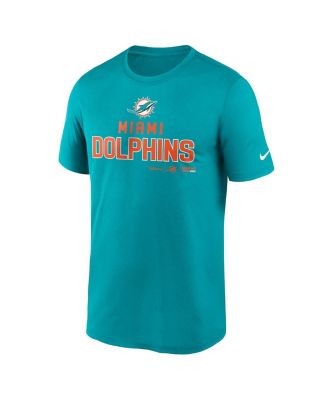 Men's Aqua Miami Dolphins Legend Community Performance T-shirt