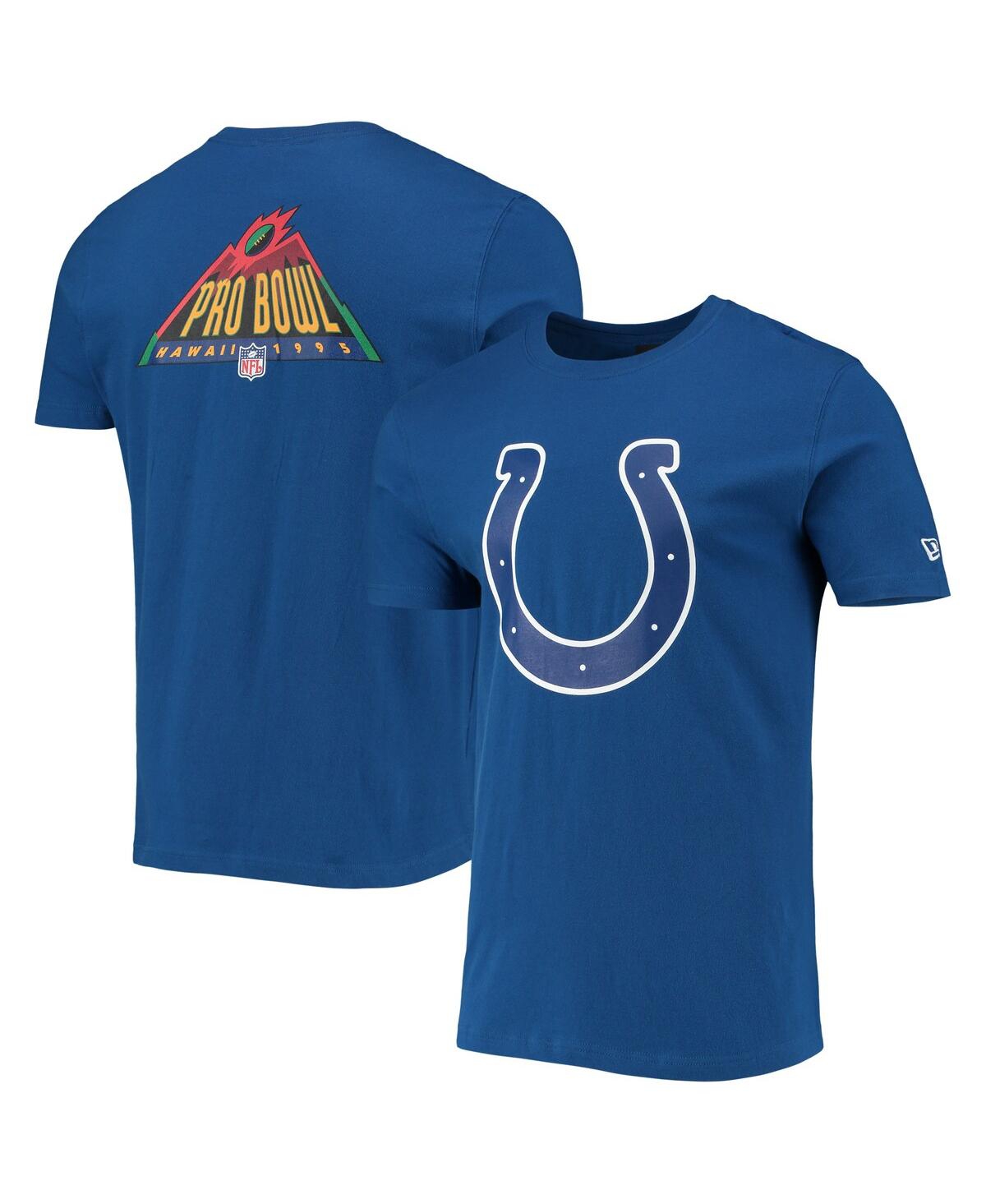 Shop New Era Men's  Royal Indianapolis Colts 1995 Pro Bowl T-shirt