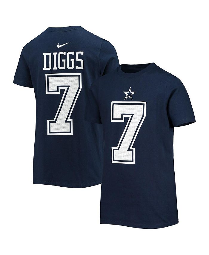 Nike Youth Boys Trevon Diggs Navy Dallas Cowboys Player Name and Number T- shirt - Macy's