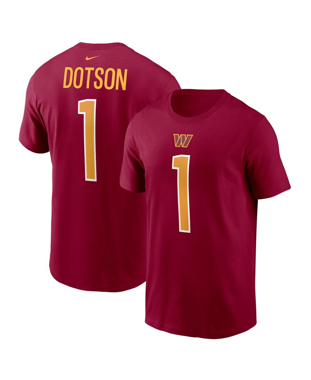 Shop Nike Men's  Jahan Dotson Burgundy Washington Commanders 2022 Nfl Draft First Round Pick Player Name &