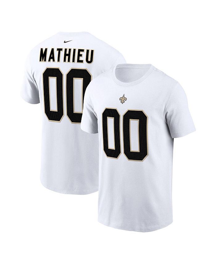 Nike Men's Tyrann Mathieu White New Orleans Saints Player Name & Number T- shirt - Macy's