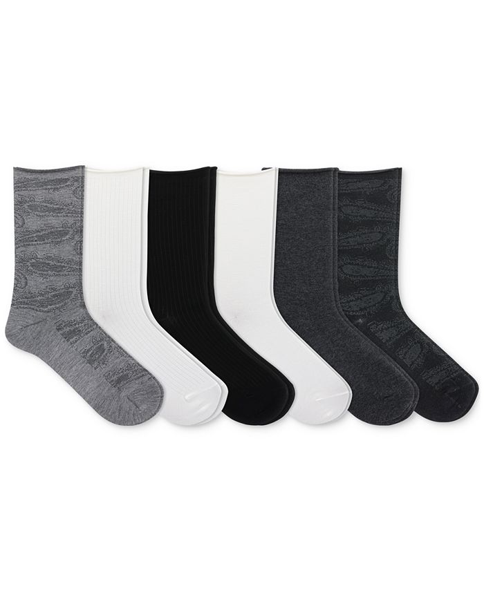 Lauren Ralph Lauren Women's 6Pk. Paisley Textured Socks Macy's
