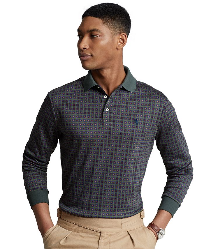 Polo Ralph Lauren Men's Classic-Fit Geo-Print Soft Cotton Polo Shirt ...