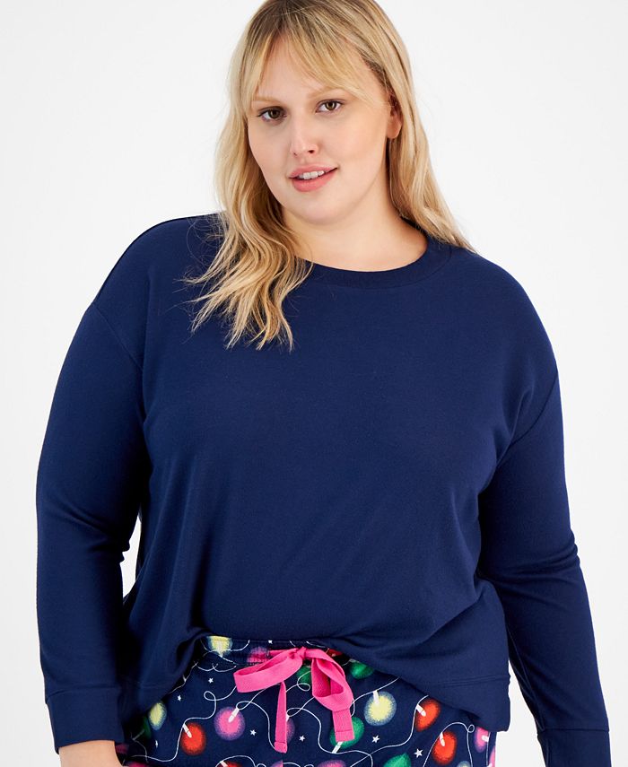 Jenni Plus Size Long Sleeve Mix It Packaged Pajama Set, Created for