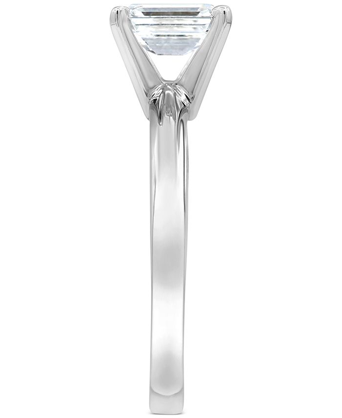 Macy's Diamond EmeraldCut Solitaire Engagement Ring (1 ct. t.w.) in 14k White Gold Macy's