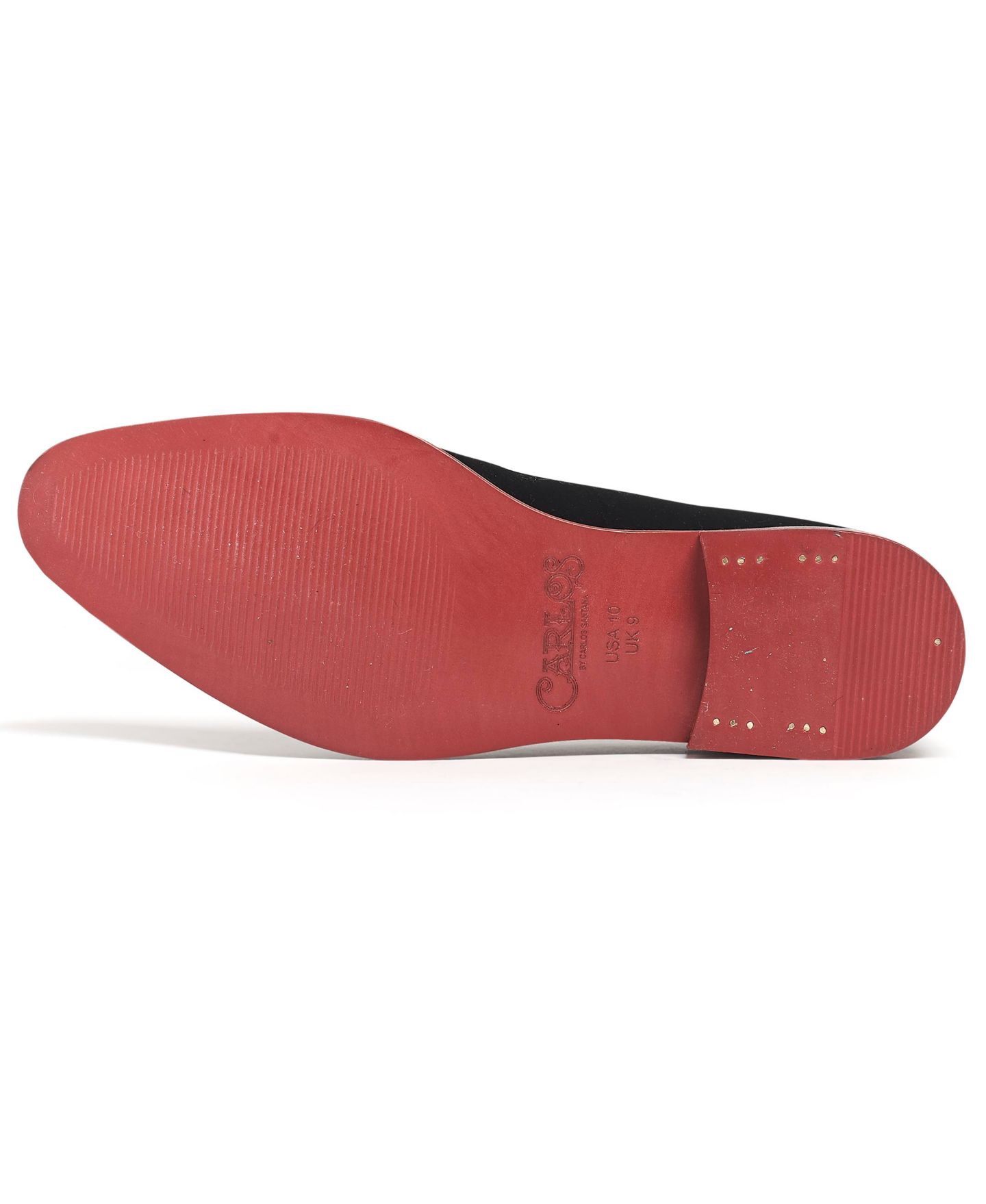 Мужские туфли Carlos by Carlos Santana Prince Velvet Slip-On Wedding Loafer, цвет: Чёрный — фото 5