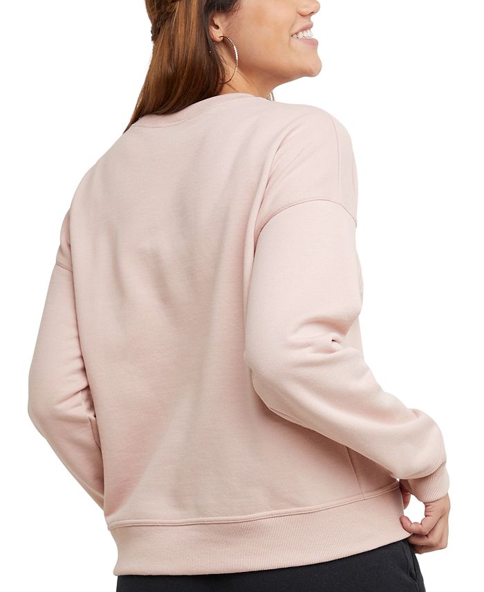 Champion Women's Powerblend Fleece Crewneck Sweatshirt & Reviews Activewear All Macy's