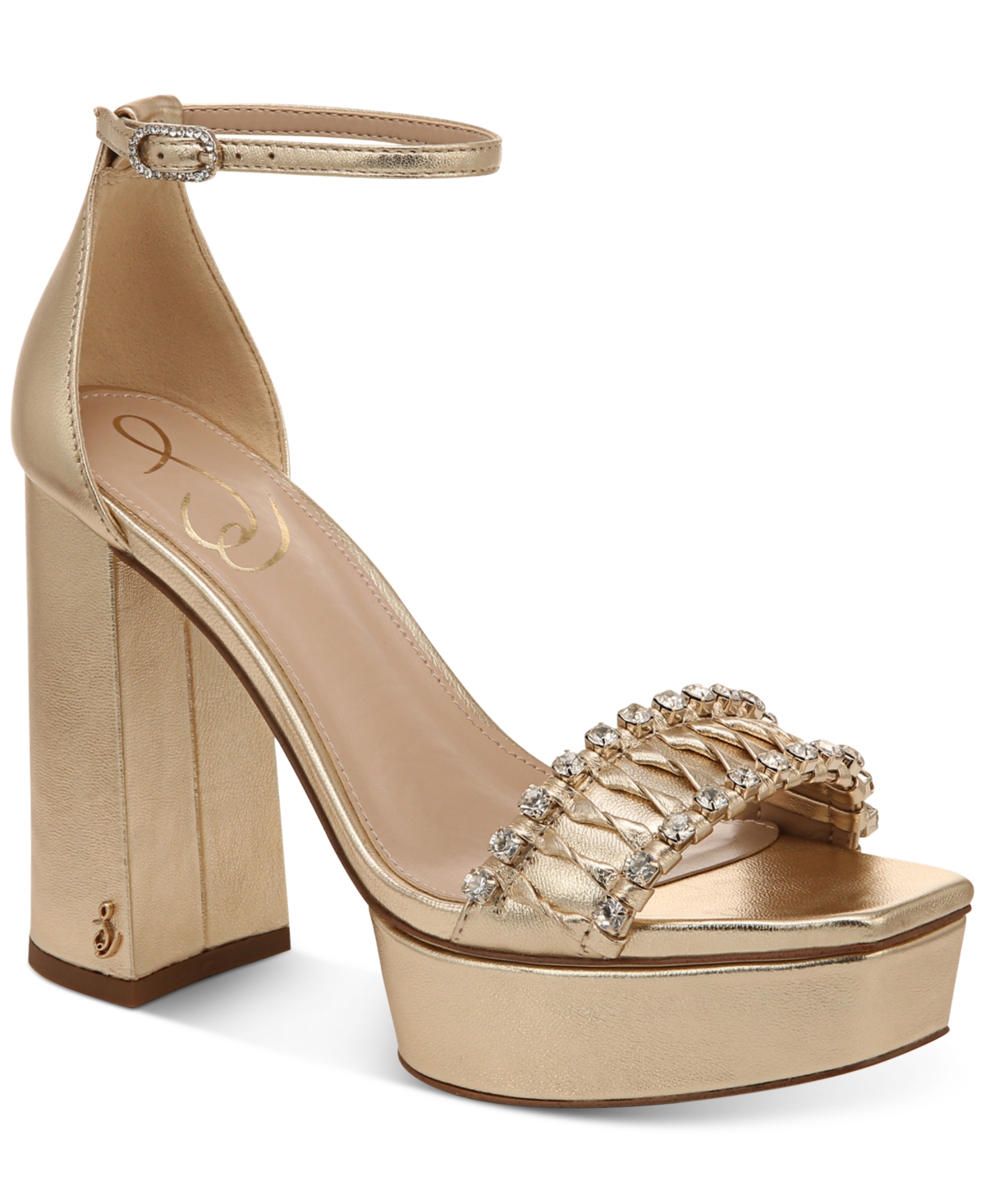 Sam Edelman Women s Ninette Rhinestone Platform Sandals Women s