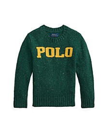 Little Boys Logo Wool-Blend Sweater