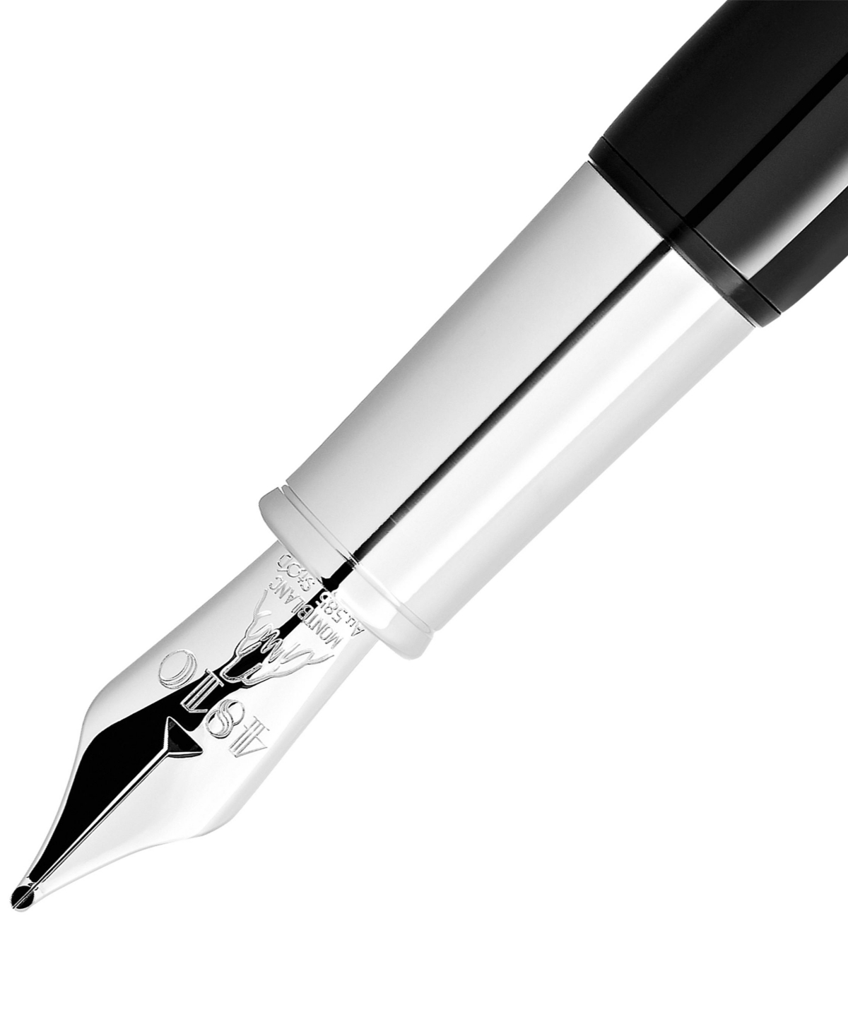 Montblanc Heritage R N Baby Fountain Pen In Black