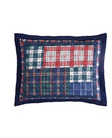 Highland Patchwork Sham, King, Created For Macy's