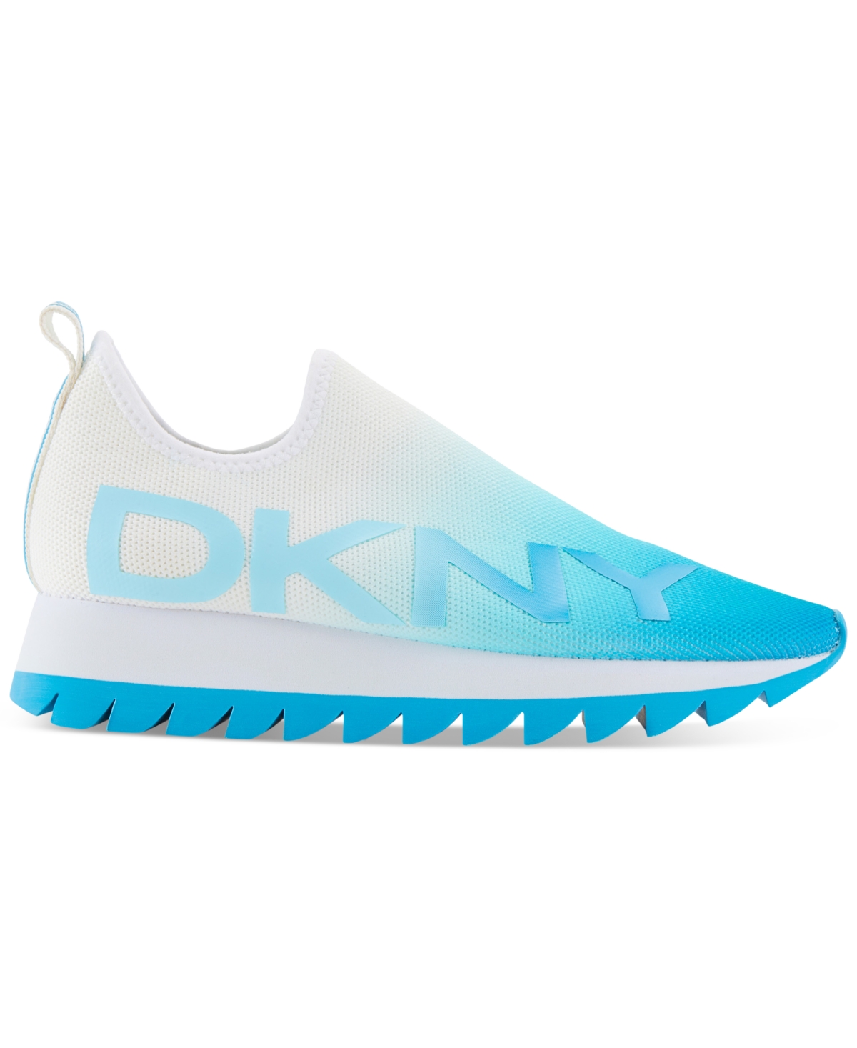 Shop Dkny Women's Azer Slip-on Fashion Platform Sneakers In Brick