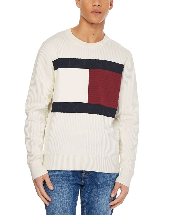 Tommy Hilfiger Men's Hilfiger Flag Sweater - Macy's