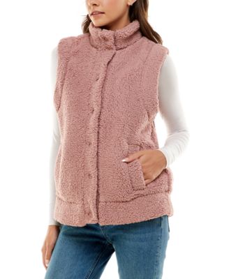 Ultra Flirt - Juniors' Fleece Mock-Neck Vest