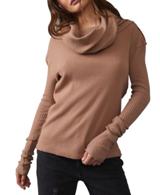 Free People Women s Cowl Neck Sweater Macy s